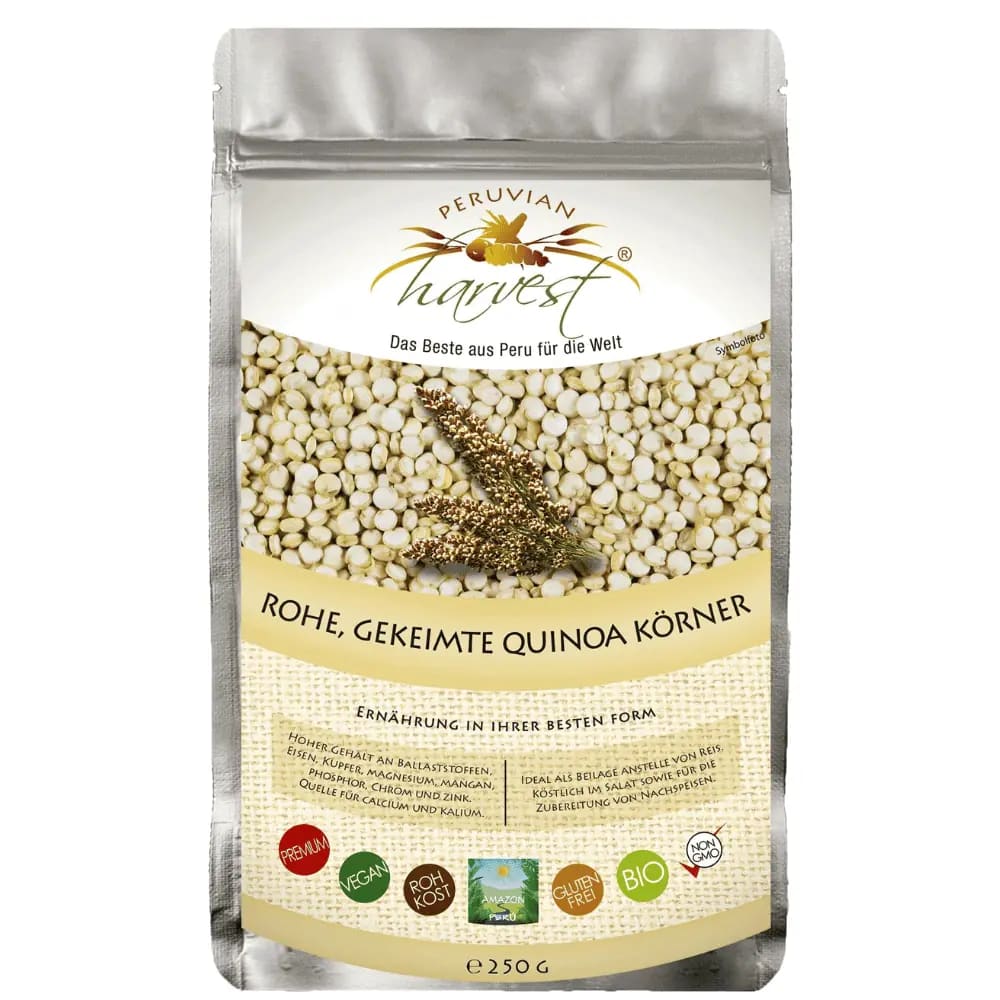 Sprouted raw quinoa