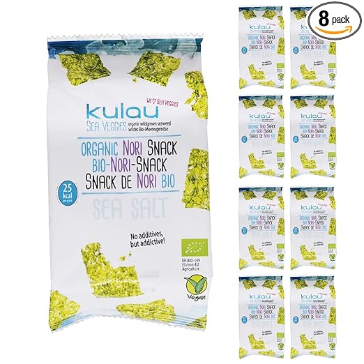 KULAU Organic Nori Snack – Sea Salt Flavor